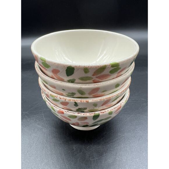 Crate and Barrel Set Of 4 Winter Gems Appetizer Sorbet Bowls Christmas 3 1/2" - Picture 13 of 13